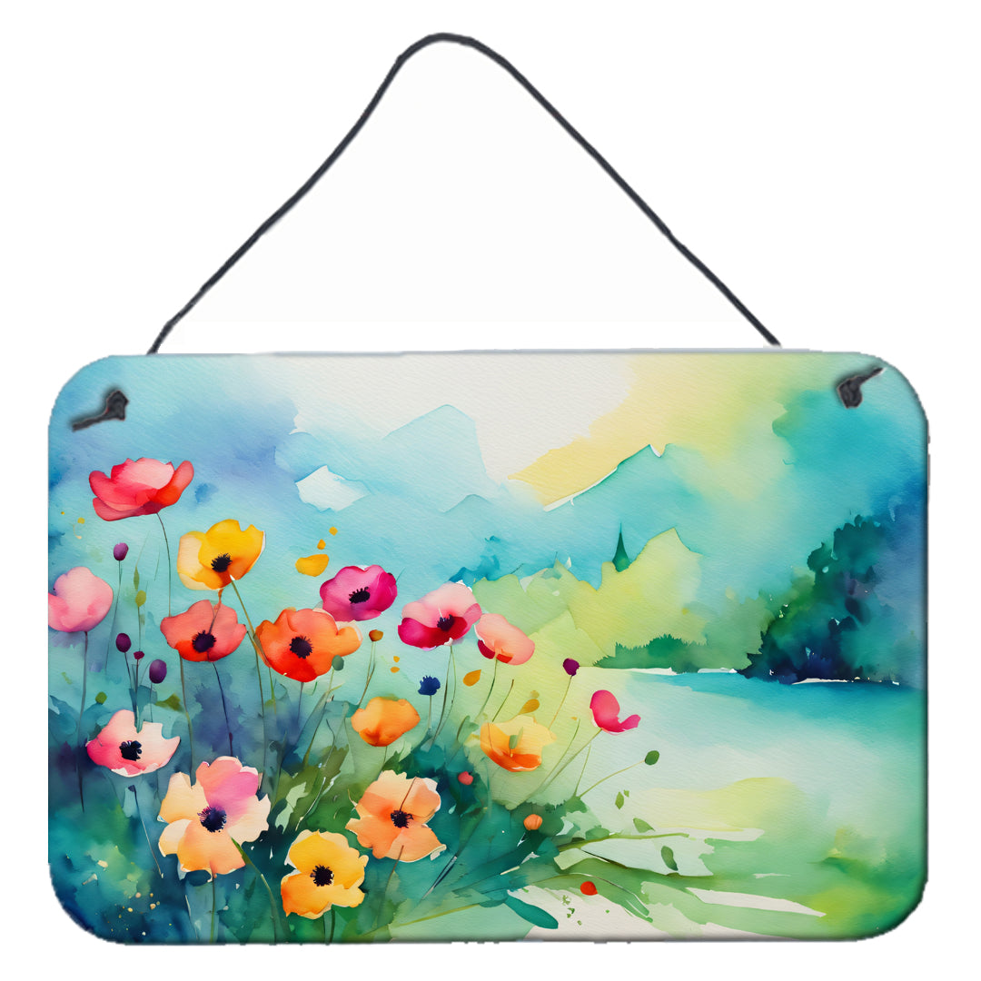 Buy this Anemones in Watercolor Wall or Door Hanging Prints