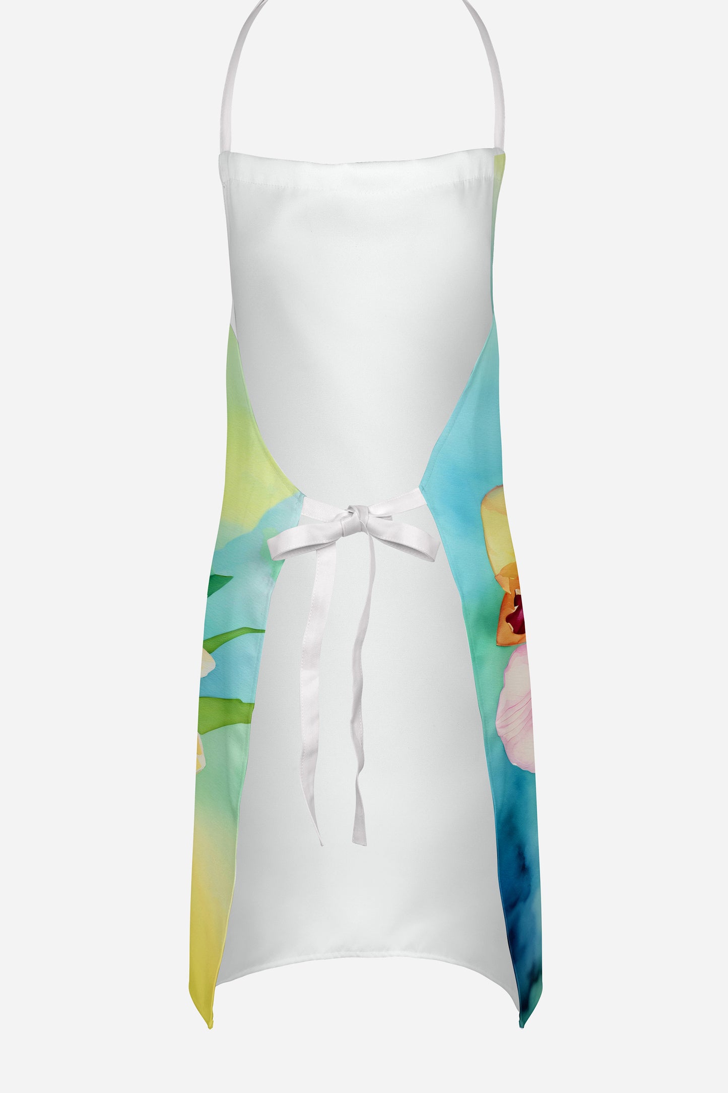Orchids in Watercolor Apron