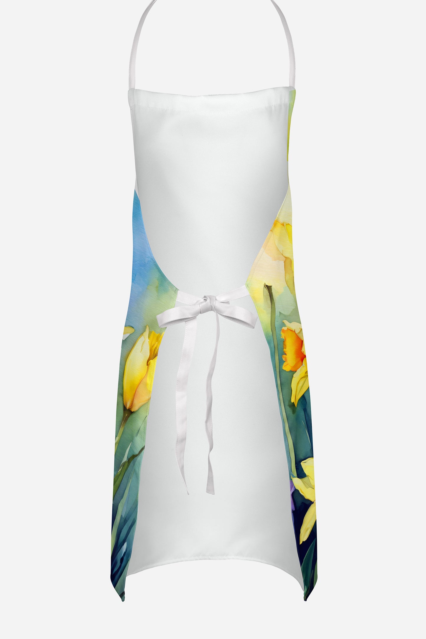 Daffodils in Watercolor Apron