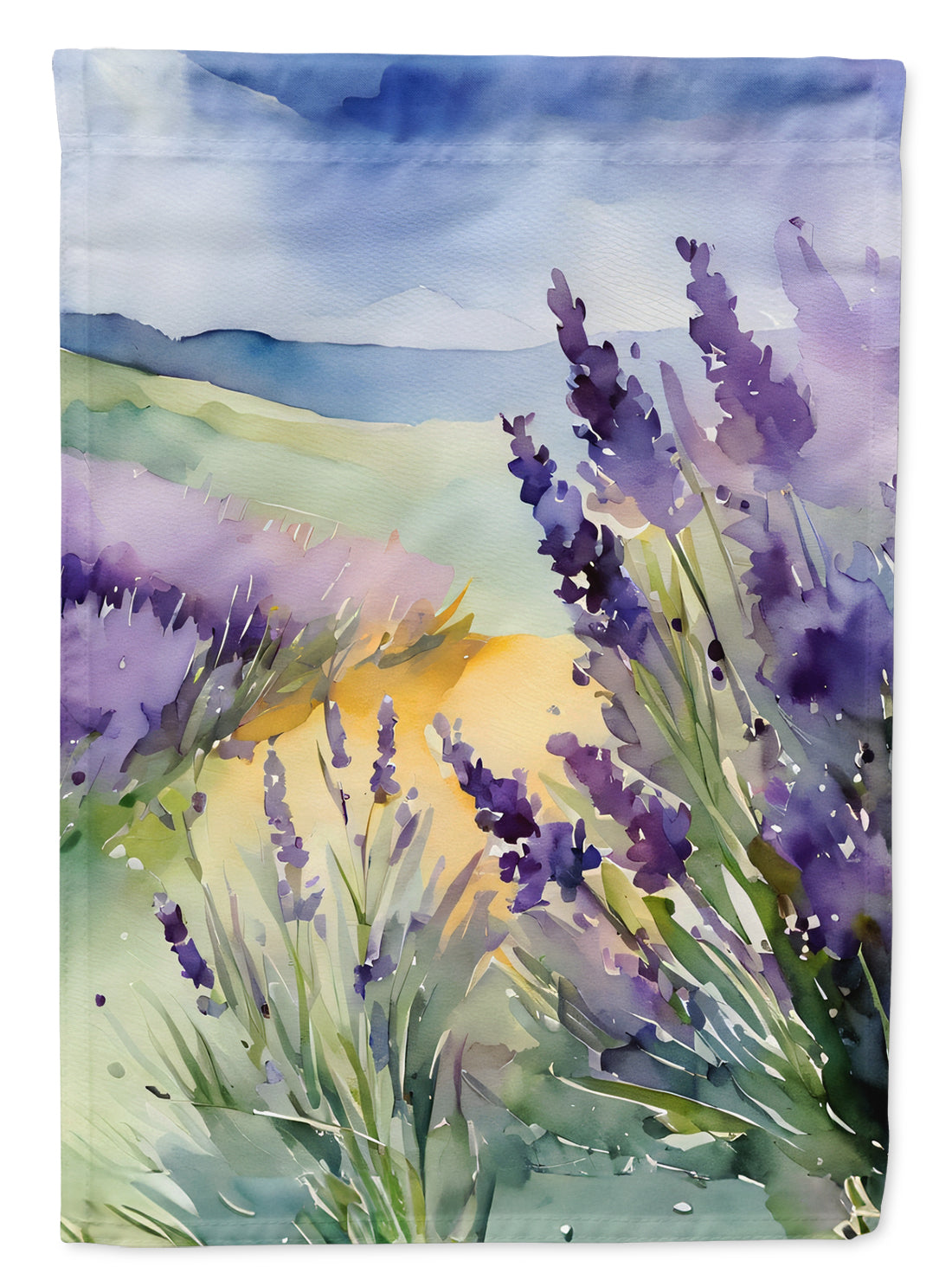 Buy this Lavender in Watercolor Garden Flag