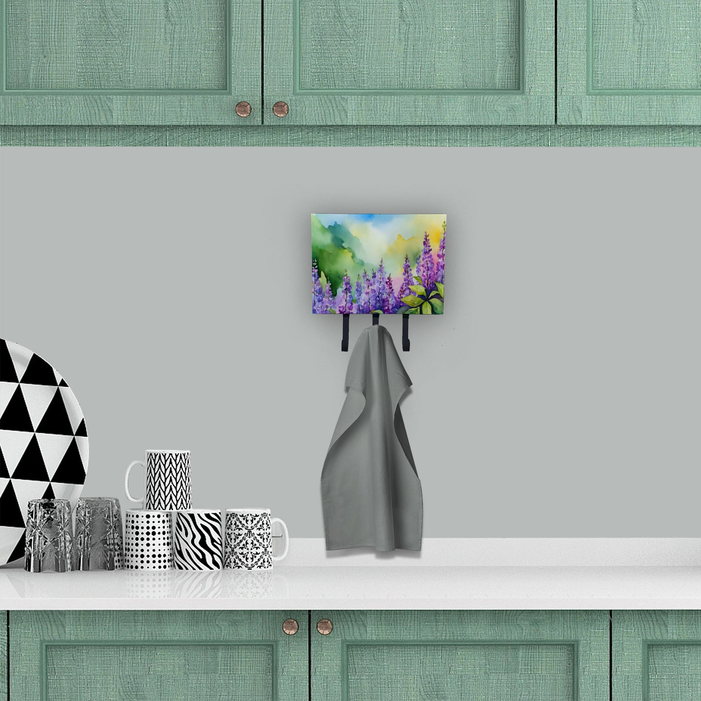 Idaho Syringa in Watercolor Leash or Key Holder