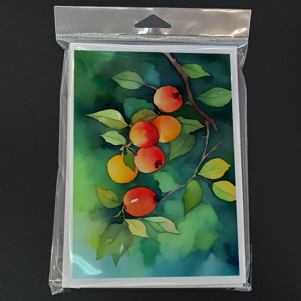 Missouri Hawthorns in Watercolor Greeting Cards Pack of 8