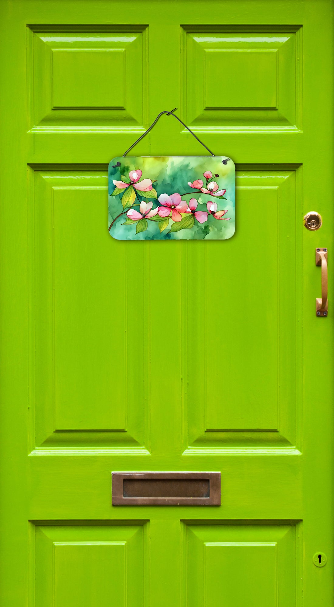 Virginia American Dogwood in Watercolor Wall or Door Hanging Prints