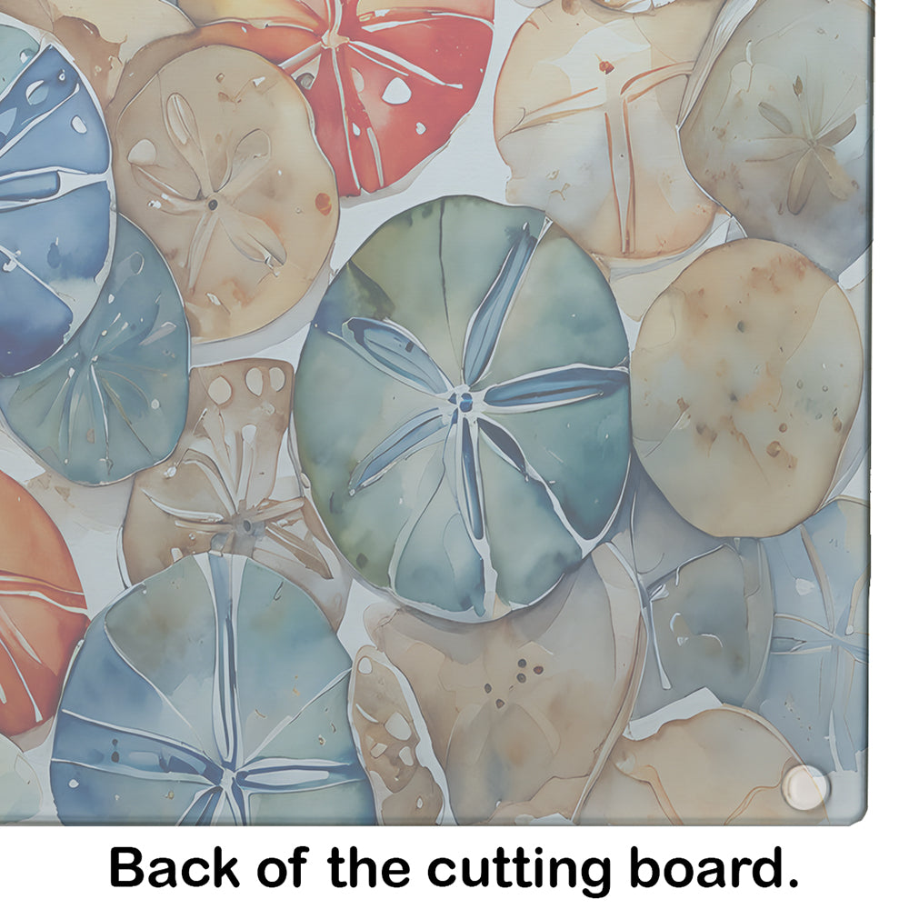 Sand Dollars Glass Cutting Board