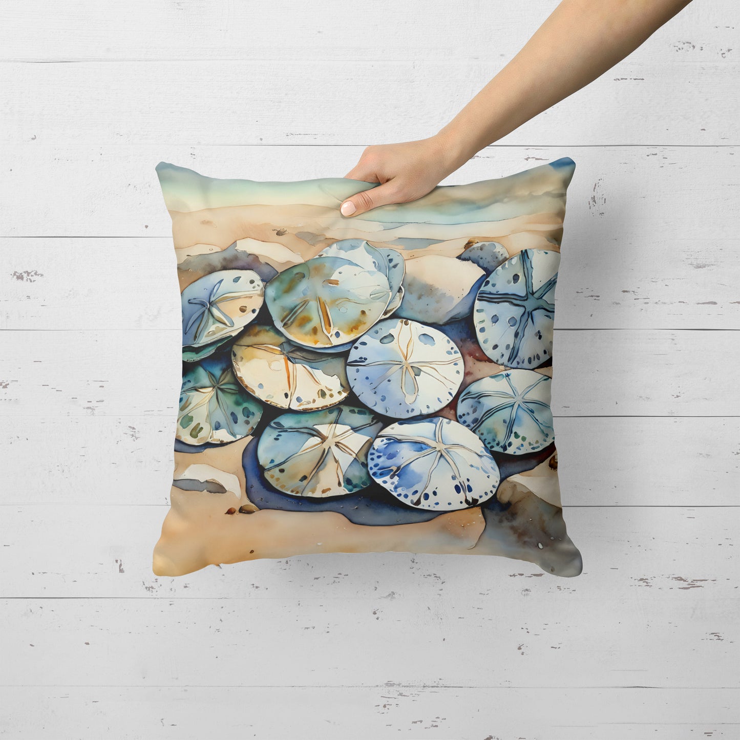 Sand Dollars Throw Pillow