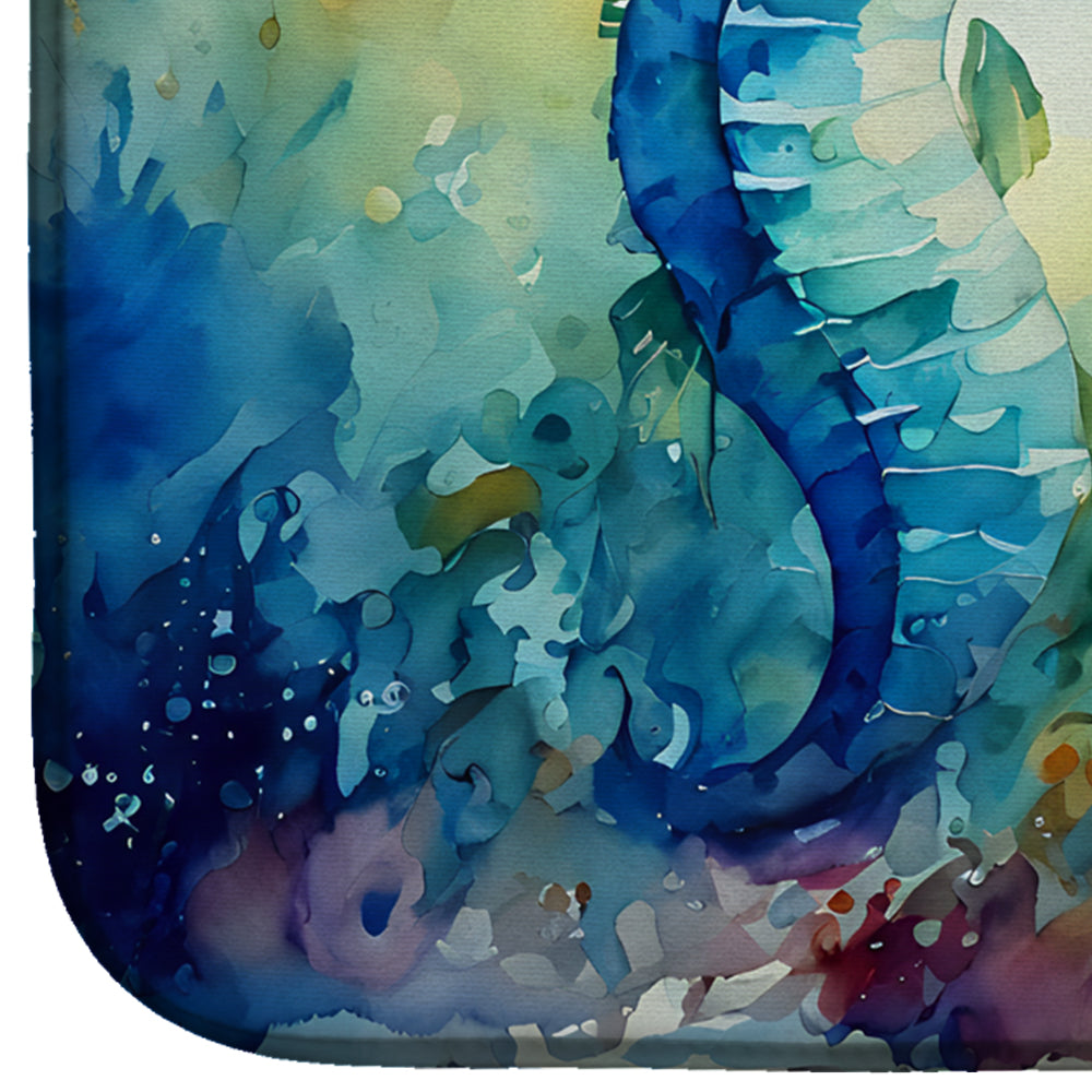 Seahorses Dish Drying Mat
