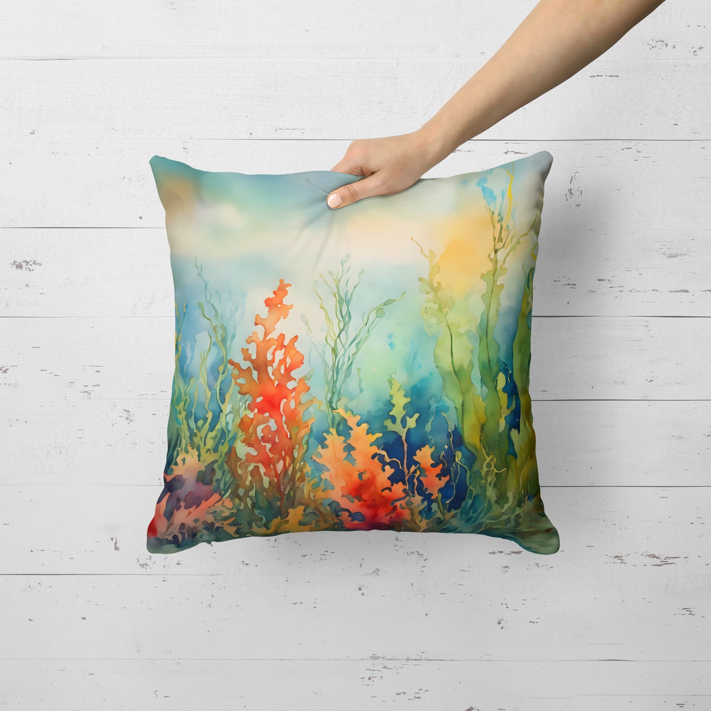 Seaweed Throw Pillow