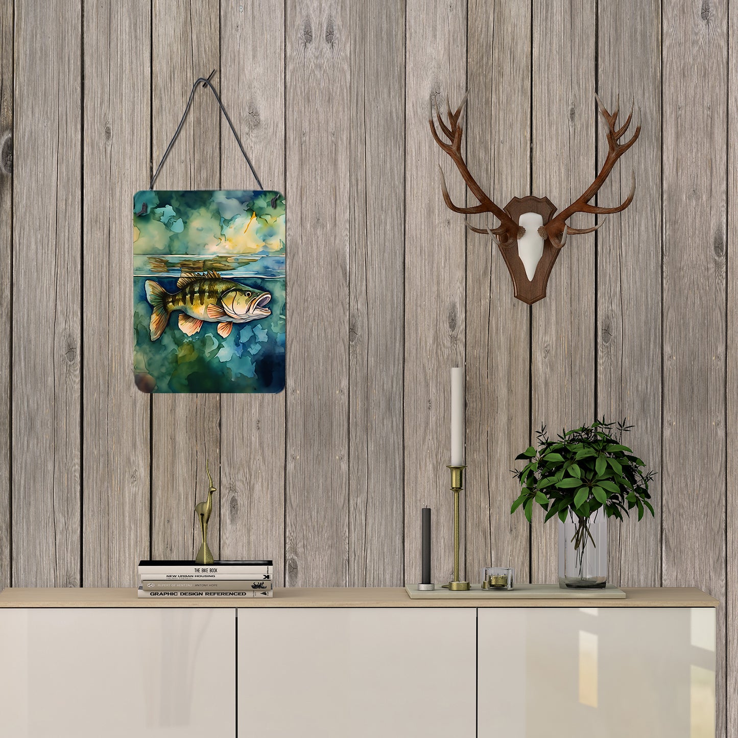 Smallmouth Bass Wall or Door Hanging Prints