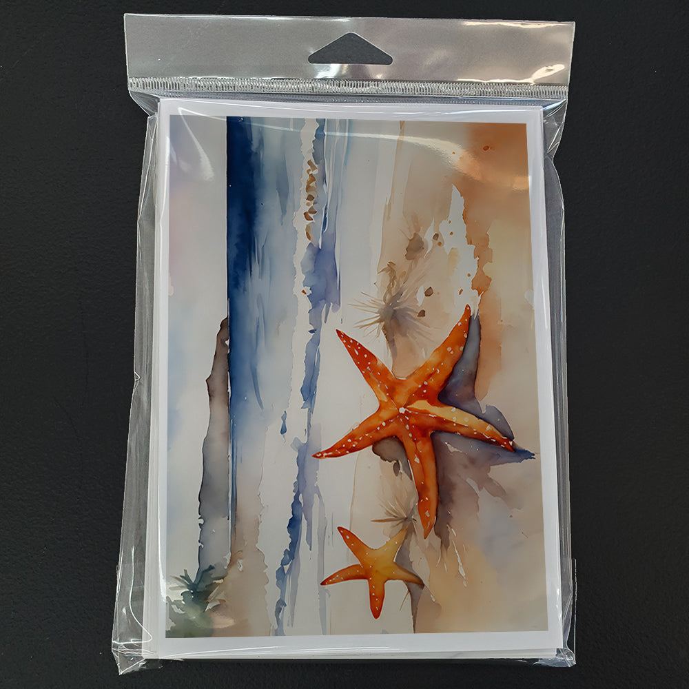 Starfish Greeting Cards Pack of 8