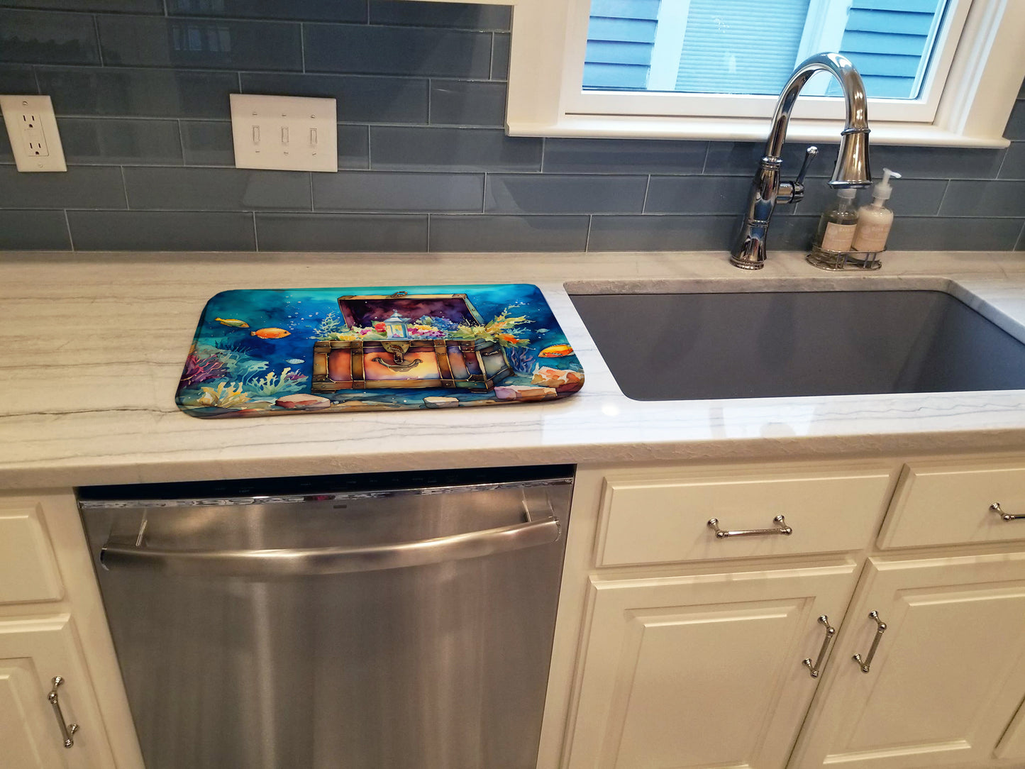 Treasure Chest Dish Drying Mat
