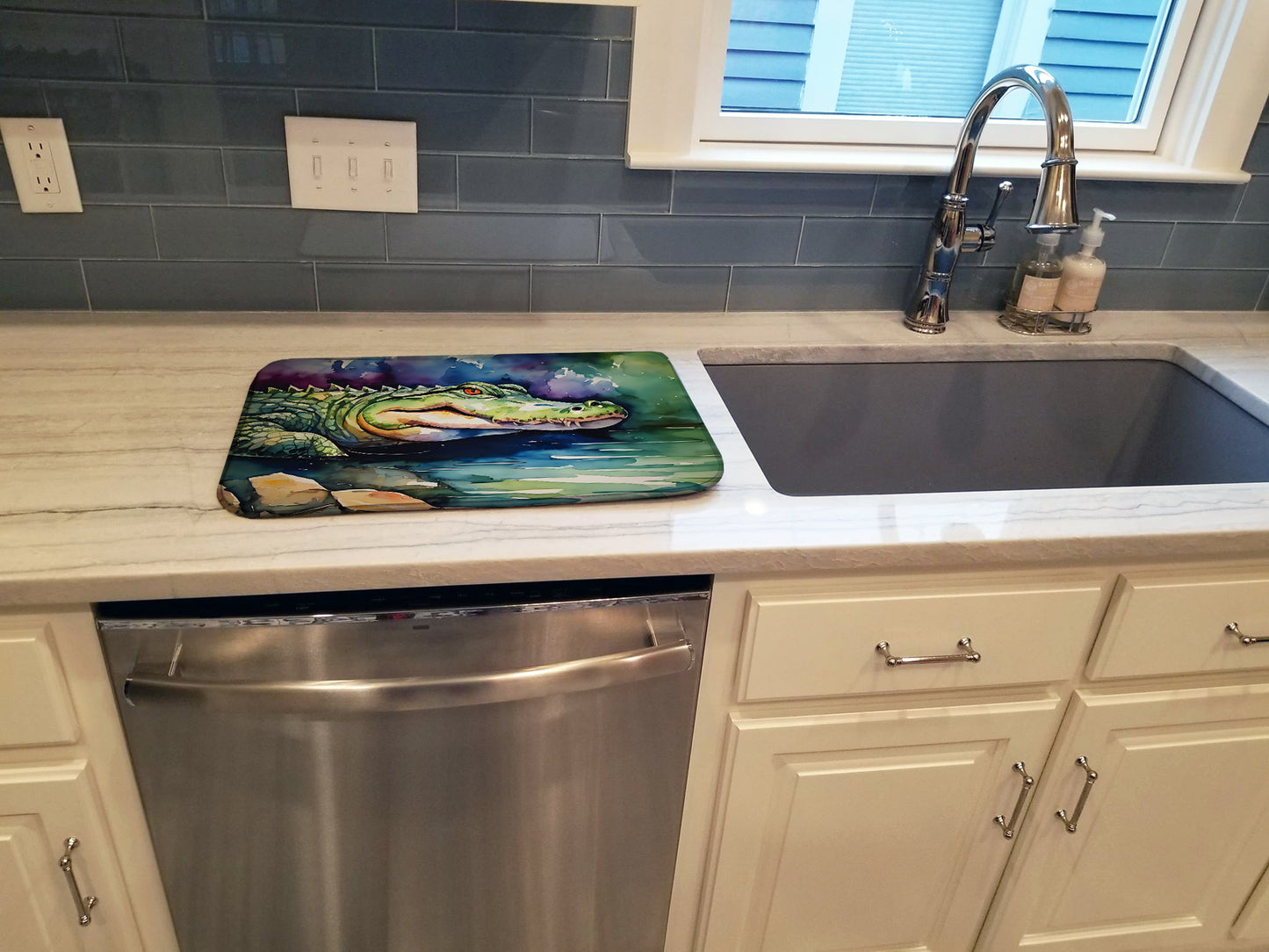 Alligator Dish Drying Mat