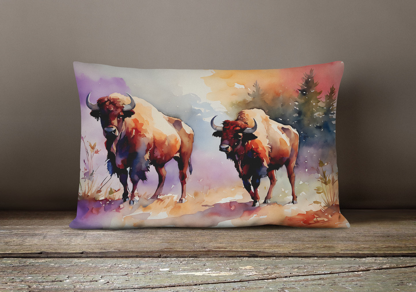 Buffalo Throw Pillow