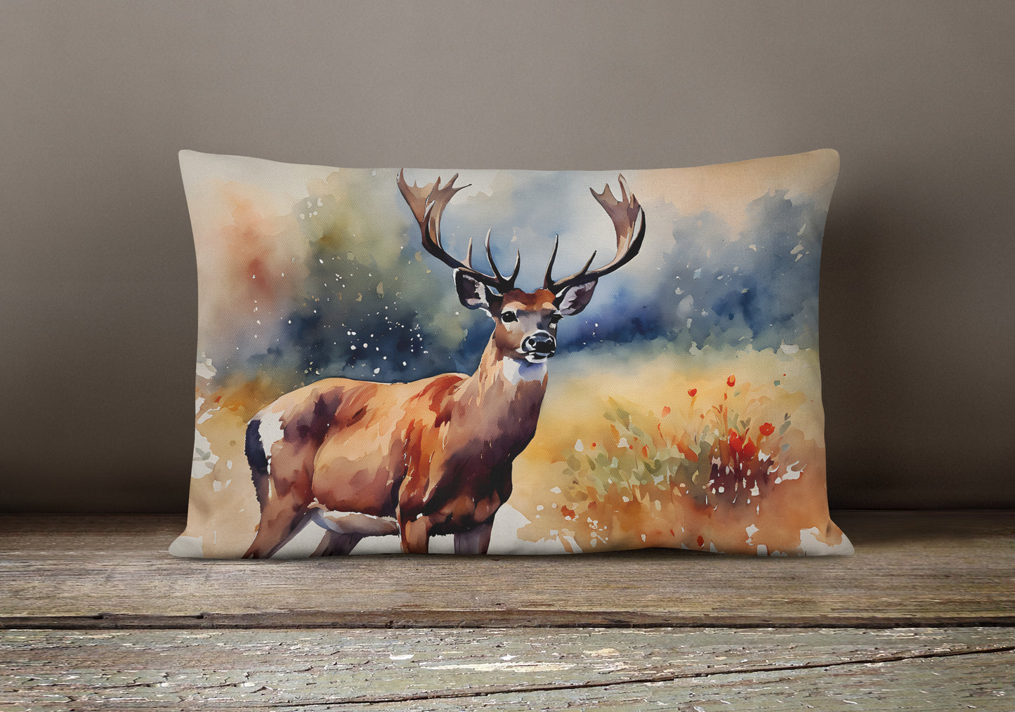Deer Throw Pillow