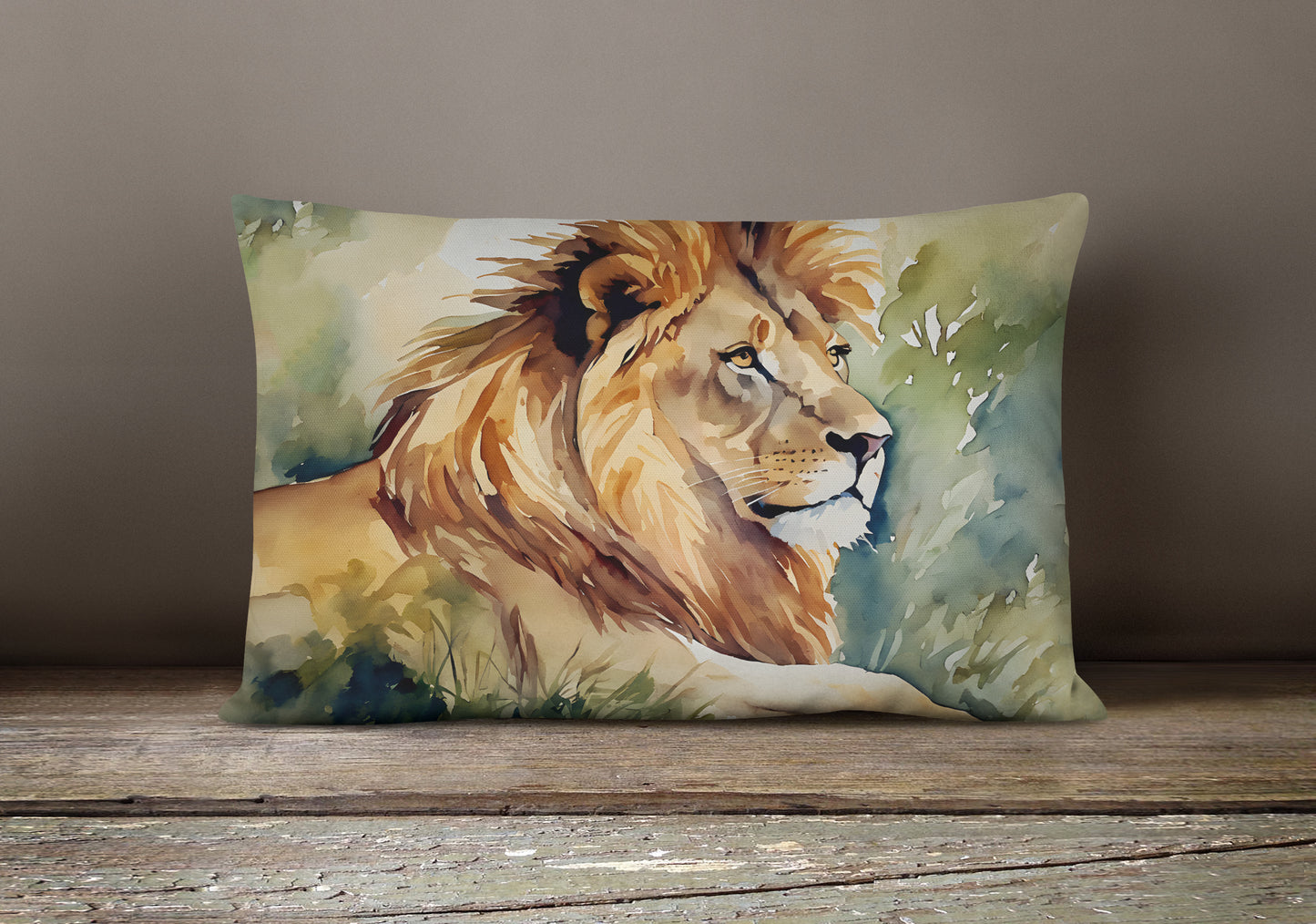 Lion Throw Pillow