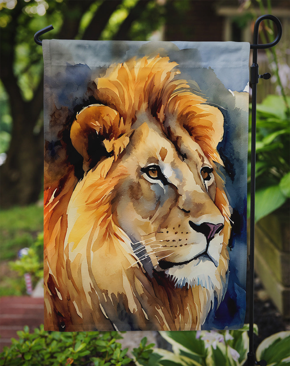 Lion Garden Flag