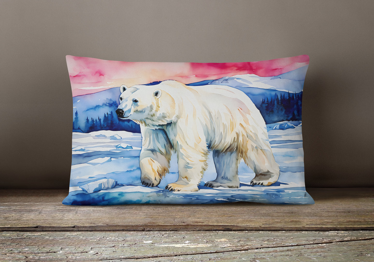 Polar Bear Throw Pillow