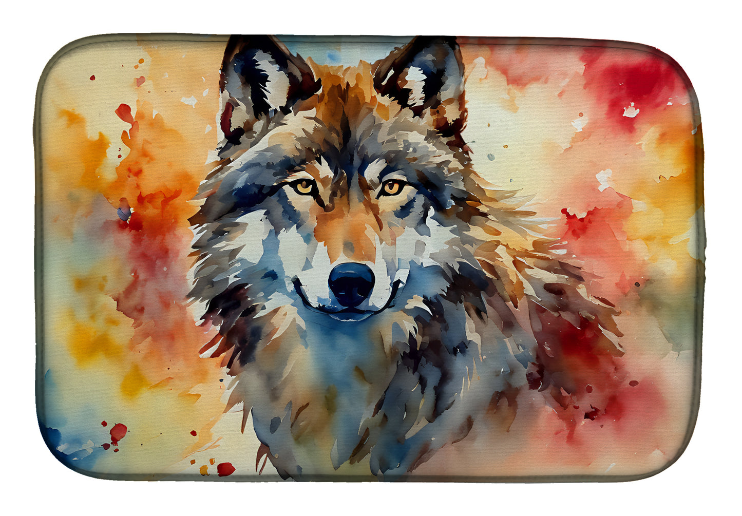 Buy this Wolves Wolf Dish Drying Mat