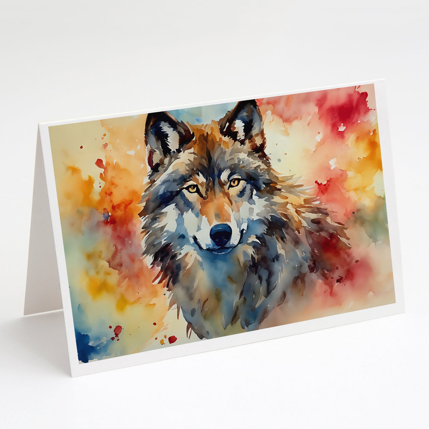 Buy this Wolves Wolf Greeting Cards Pack of 8