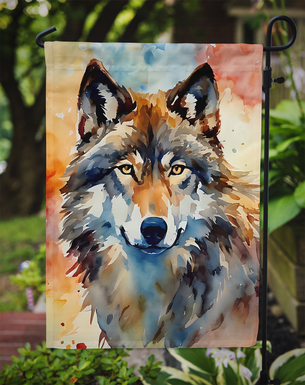 Wolves Wolf Garden Flag