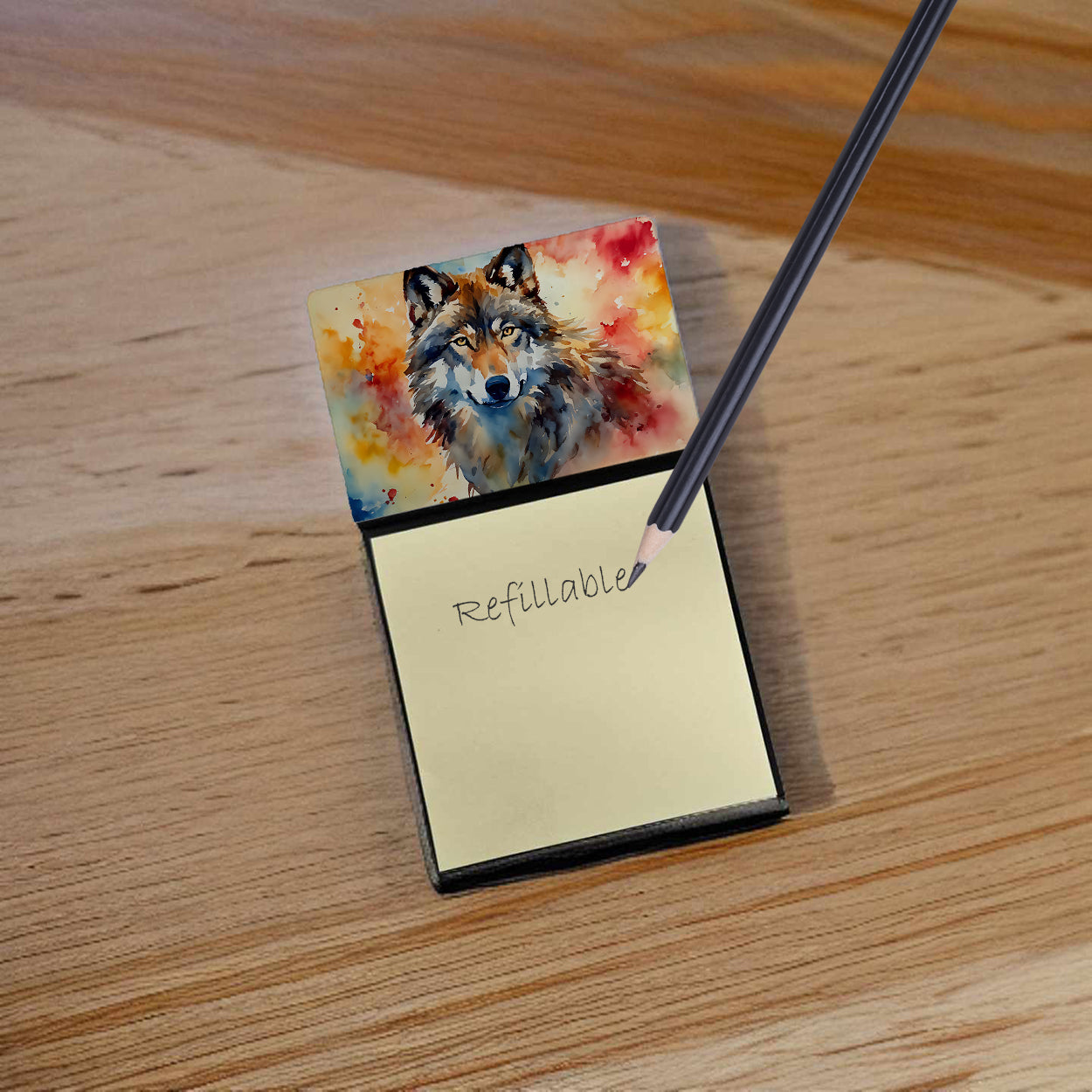 Wolves Wolf Sticky Note Holder