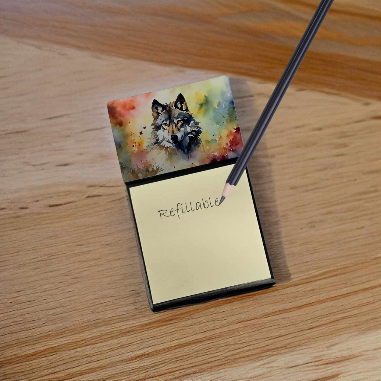 Wolves Wolf Sticky Note Holder