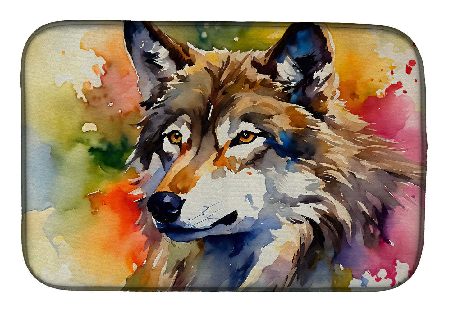 Buy this Wolves Wolf Dish Drying Mat
