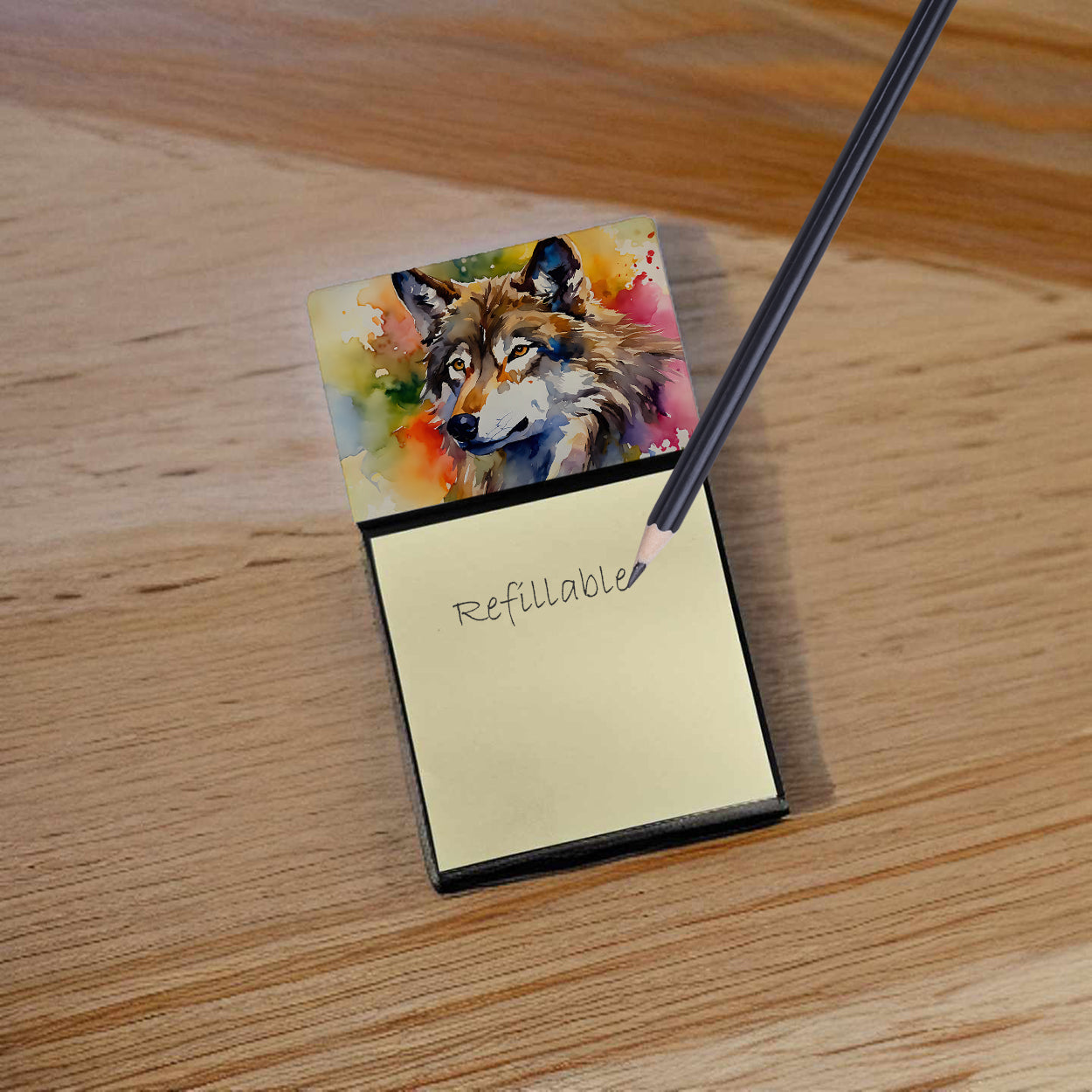 Wolves Wolf Sticky Note Holder