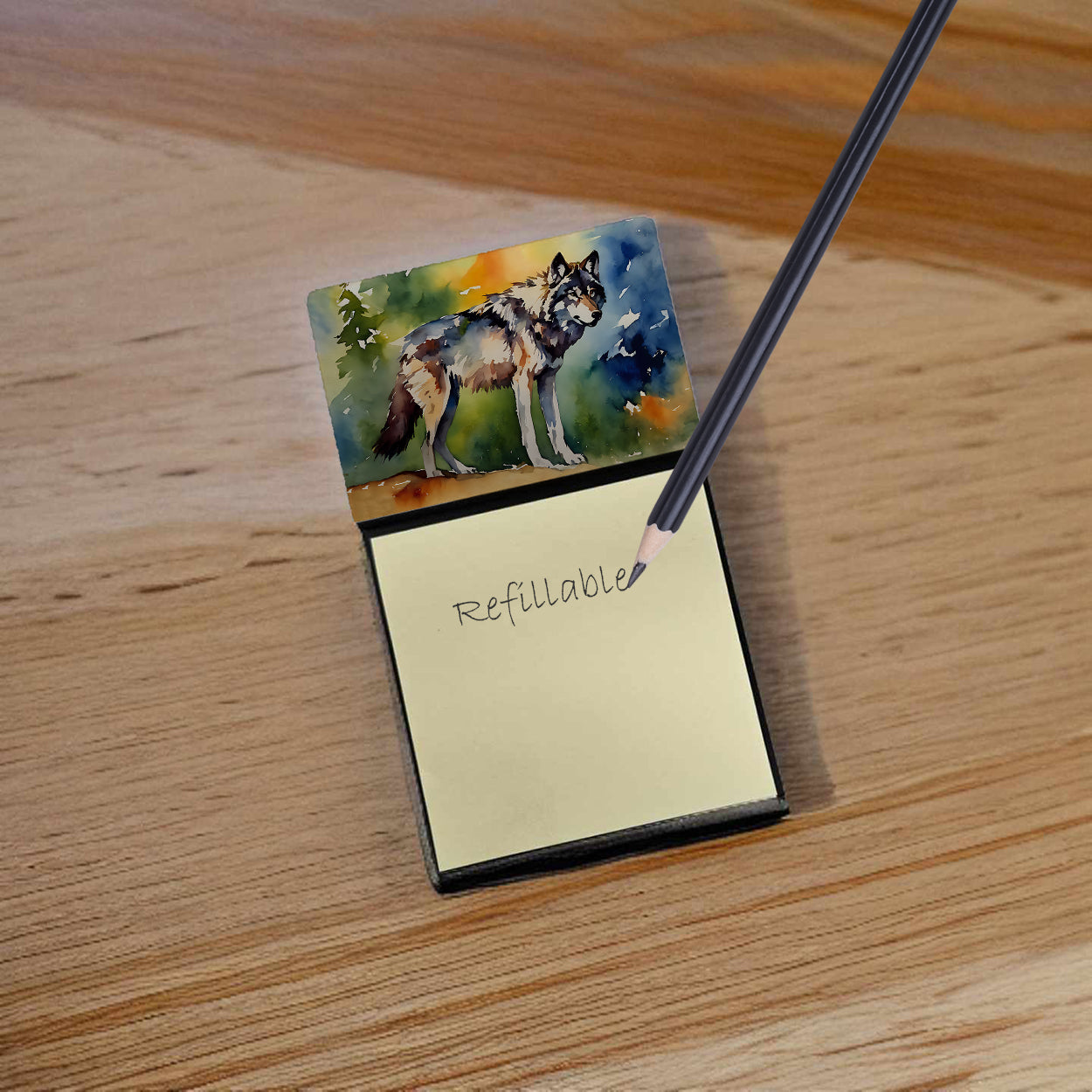 Wolves Wolf Sticky Note Holder