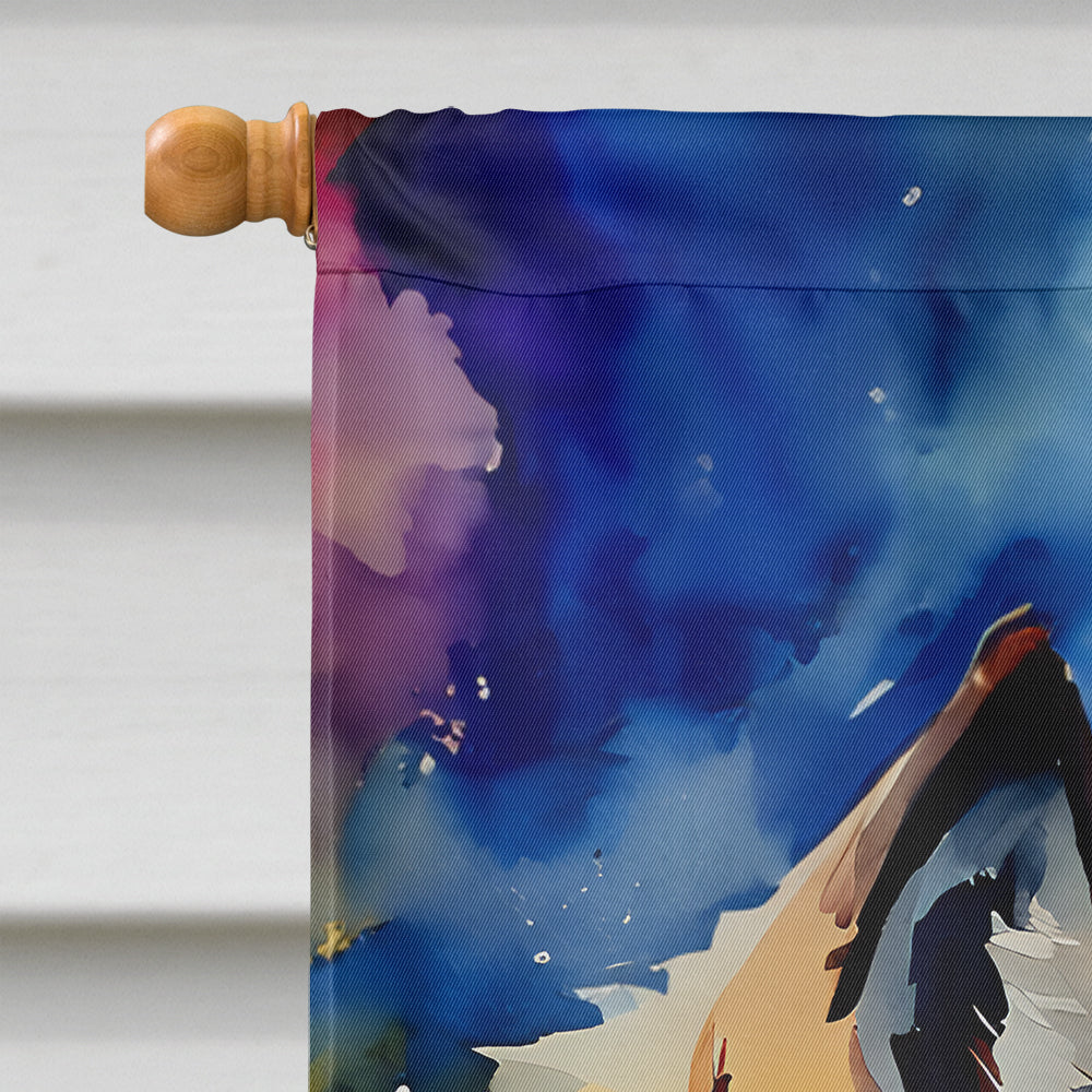 Wolves Wolf House Flag