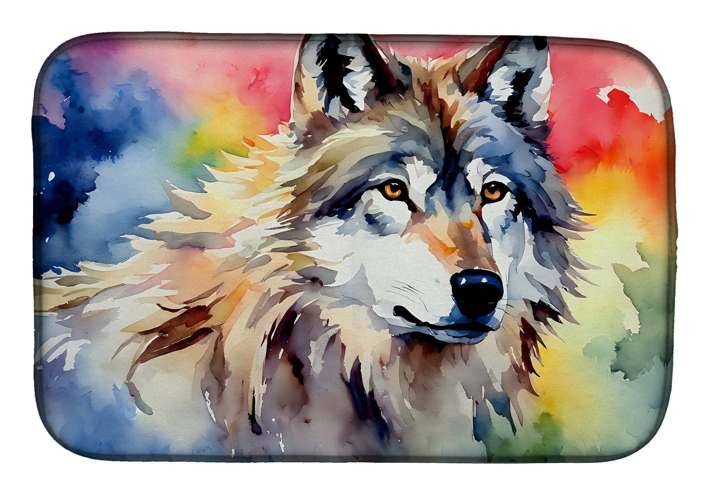 Buy this Wolves Wolf Dish Drying Mat