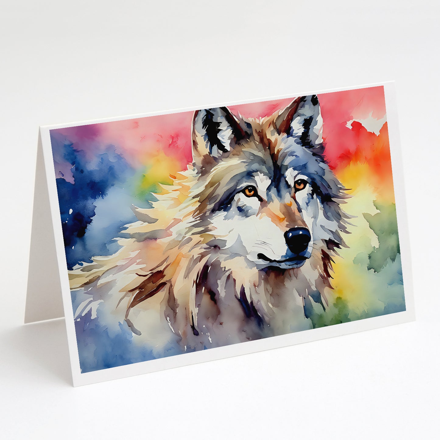 Buy this Wolves Wolf Greeting Cards Pack of 8