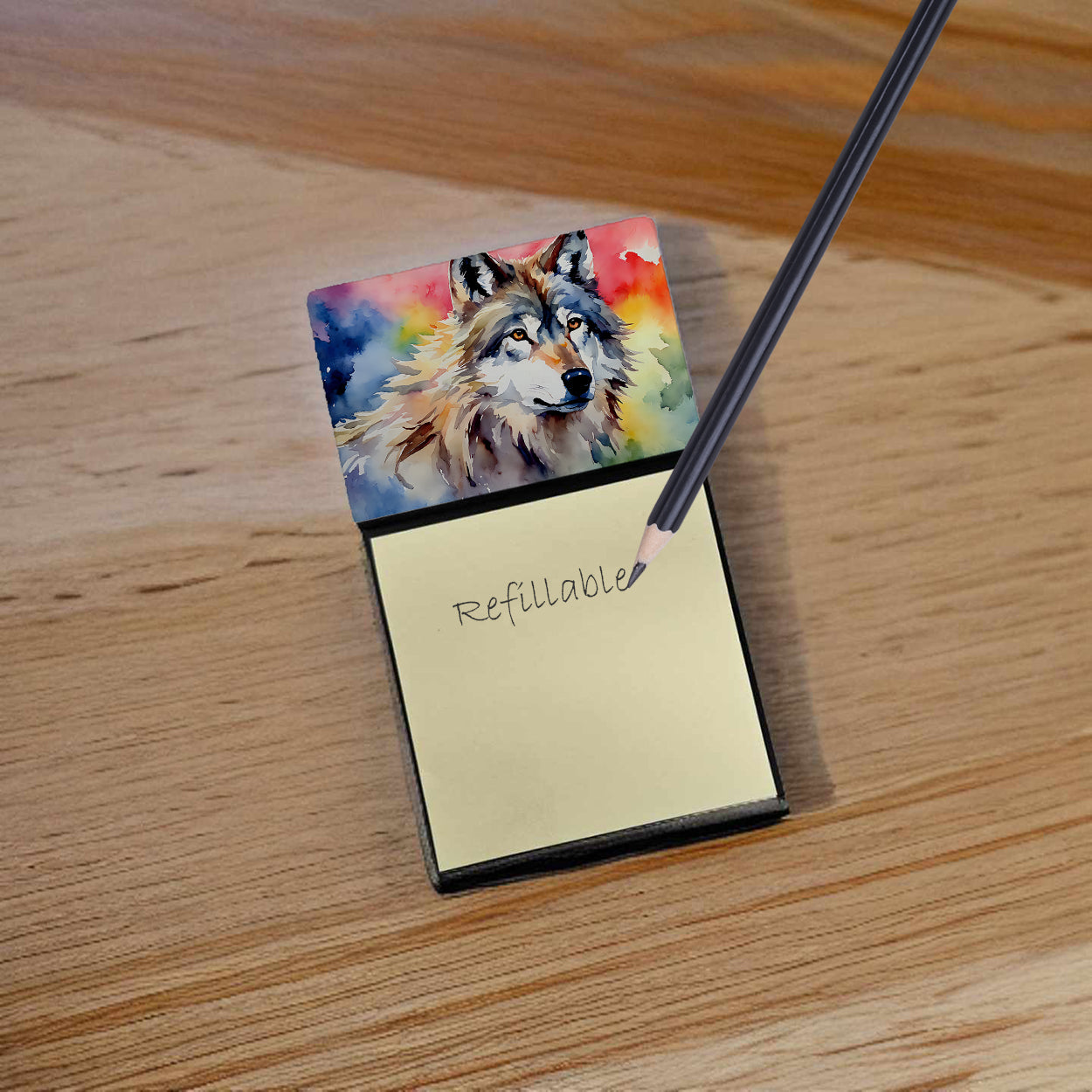 Wolves Wolf Sticky Note Holder