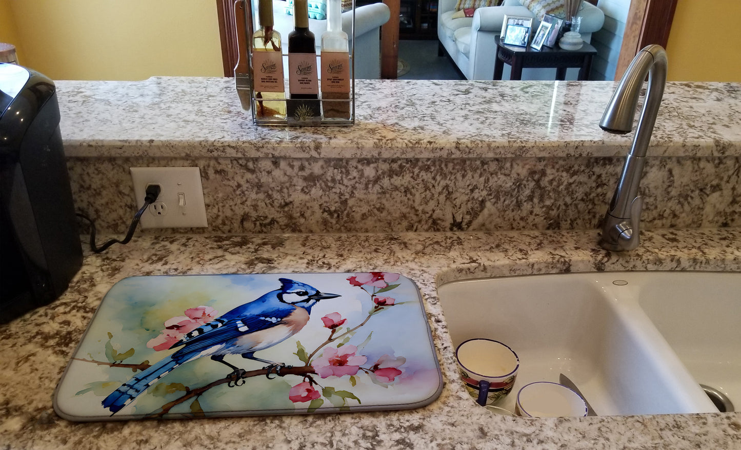 Blue Jay Dish Drying Mat