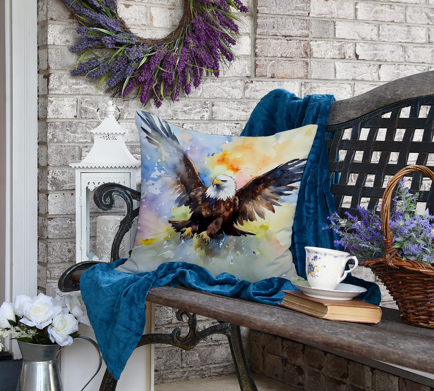 Eagle Throw Pillow