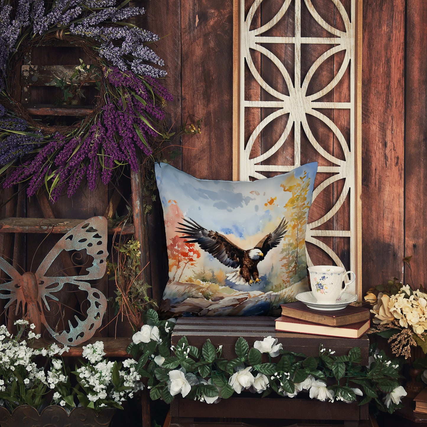 Eagle Throw Pillow