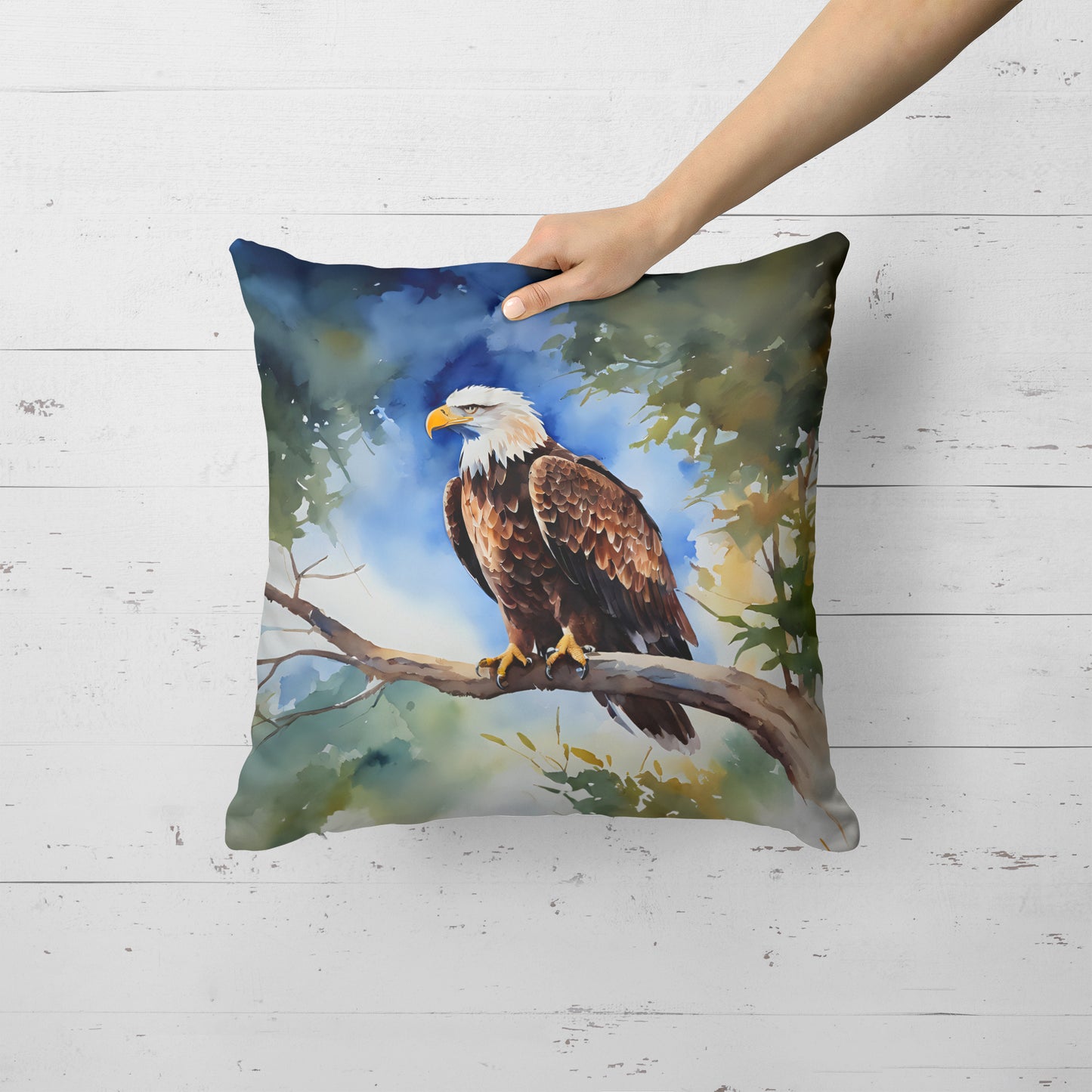 Eagle Throw Pillow