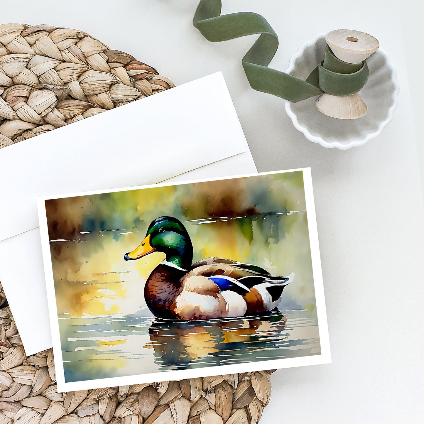 Mallard Greeting Cards Pack of 8