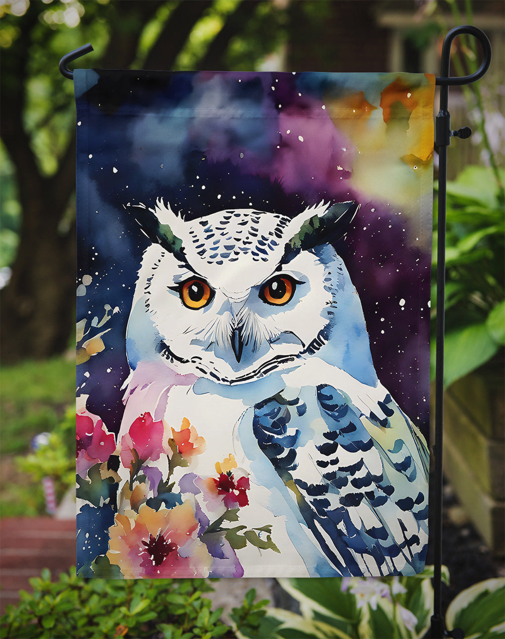 Snowy Owl Garden Flag