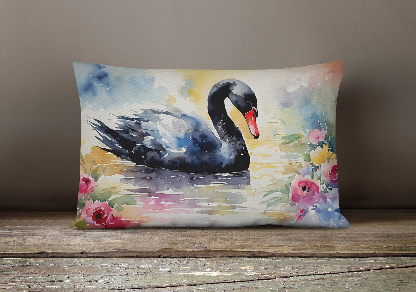 Black Swan Throw Pillow