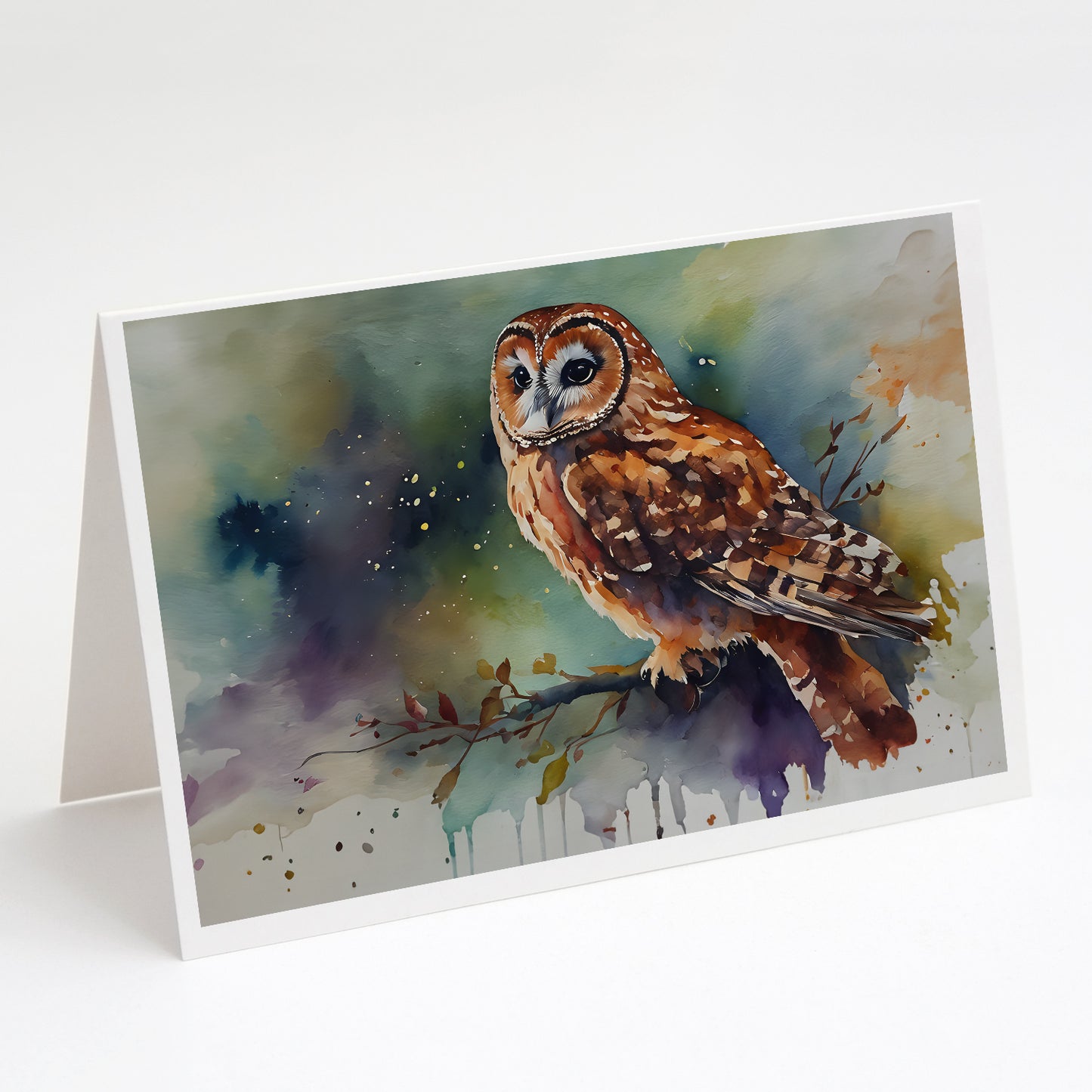 Buy this Tawny Owl Greeting Cards Pack of 8