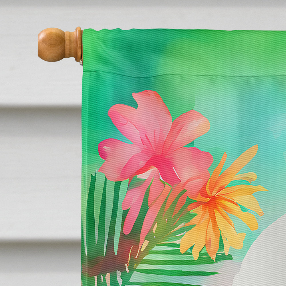 Hippie Animal Flamingo House Flag