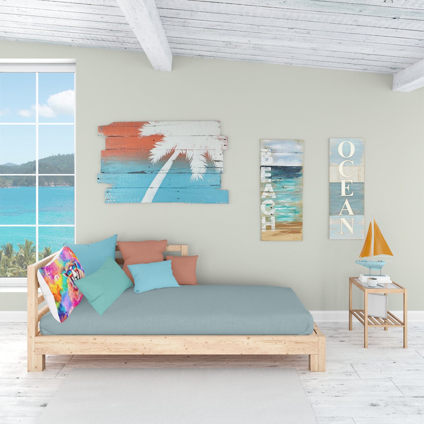 Hippie Animal Sheep Standard Pillowcase