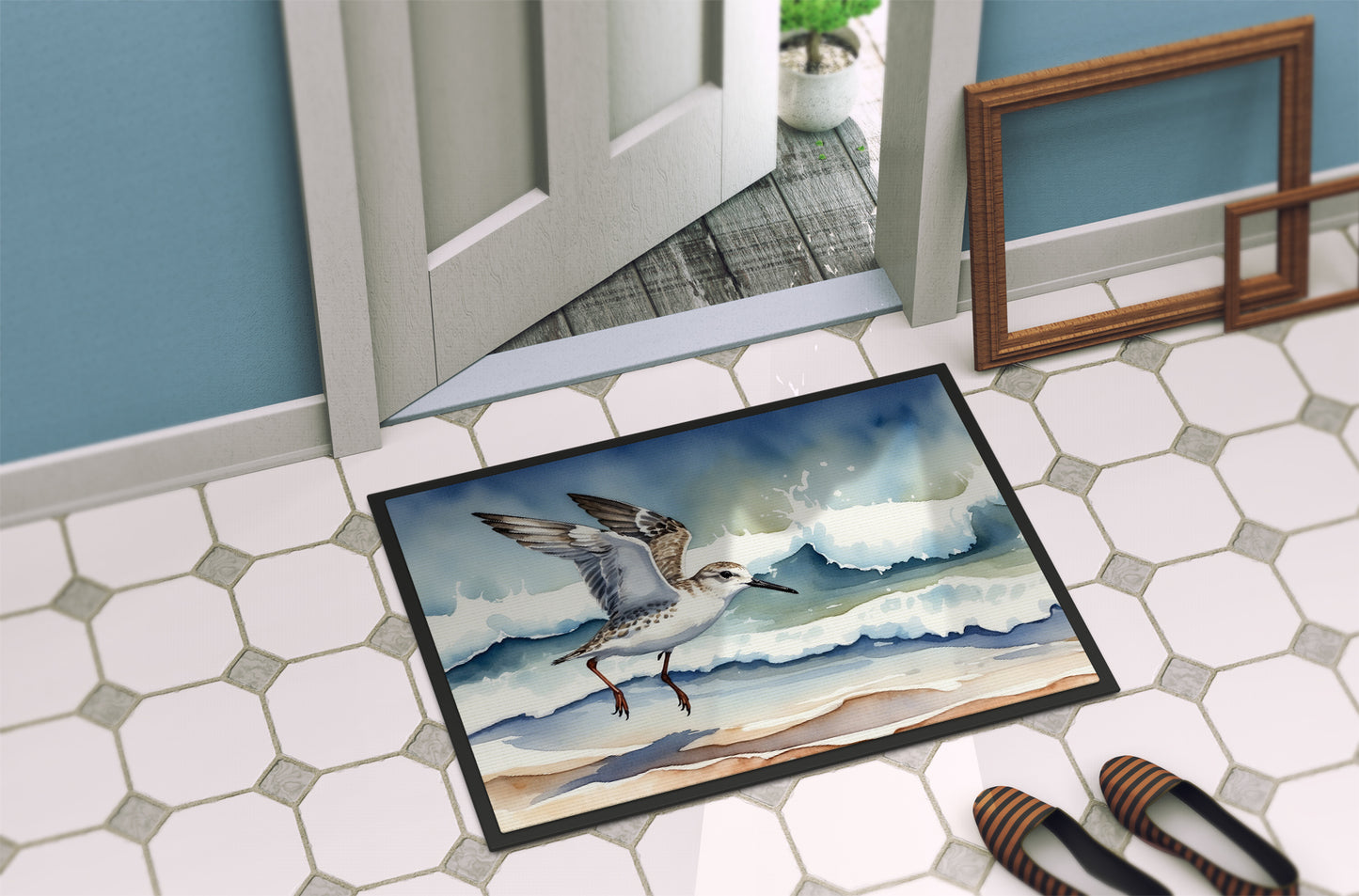 Sanderling Racing the Tide Doormat