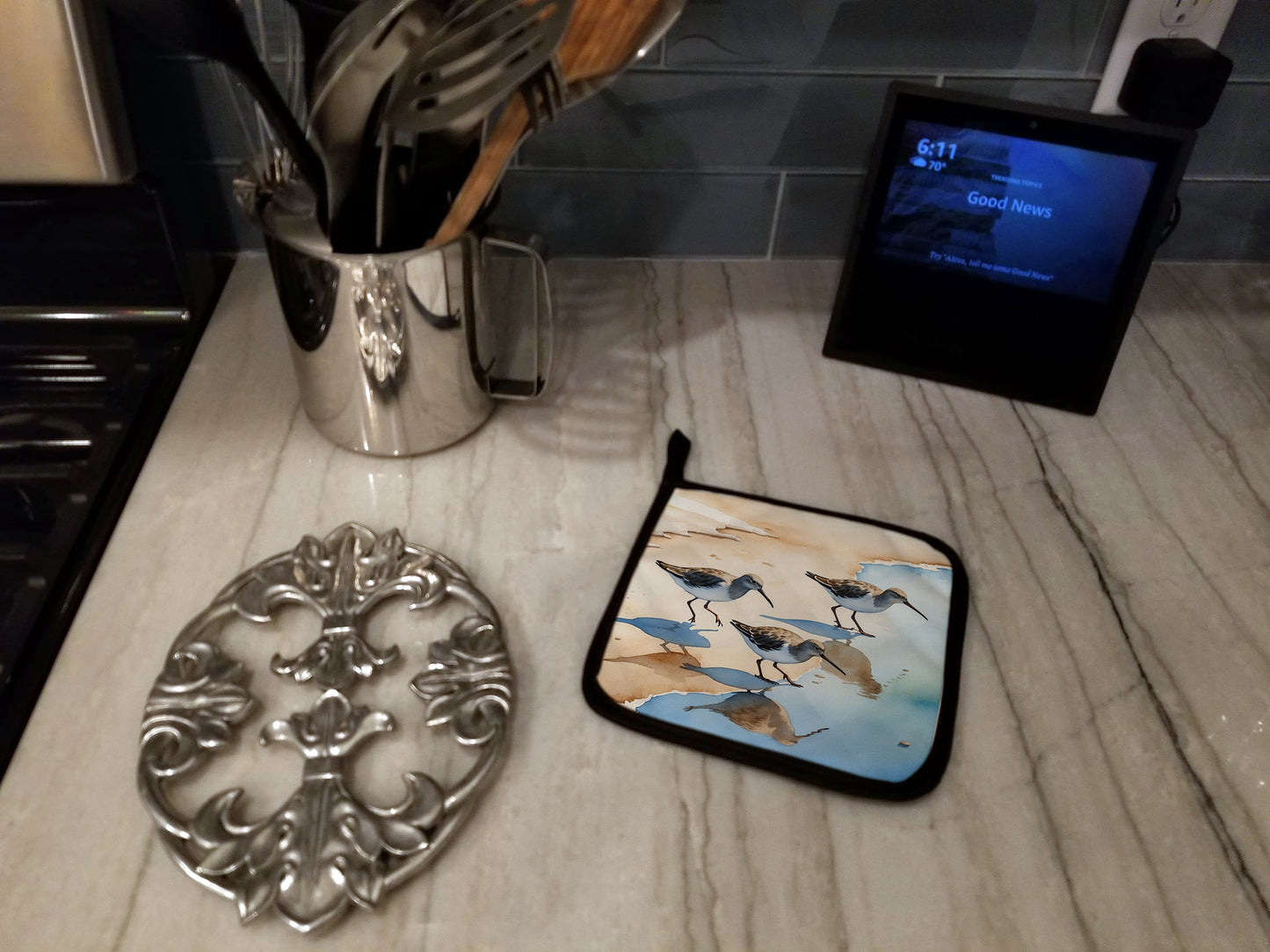 Sandpipers Pair of Pot Holders