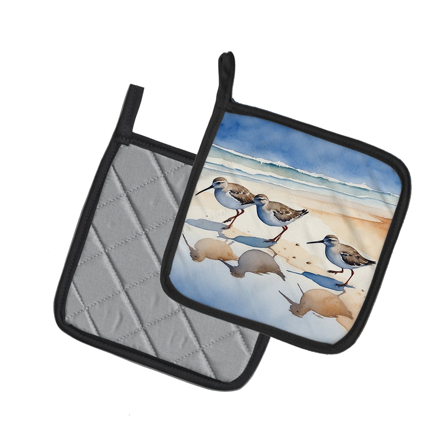 Sandpipers Pair of Pot Holders