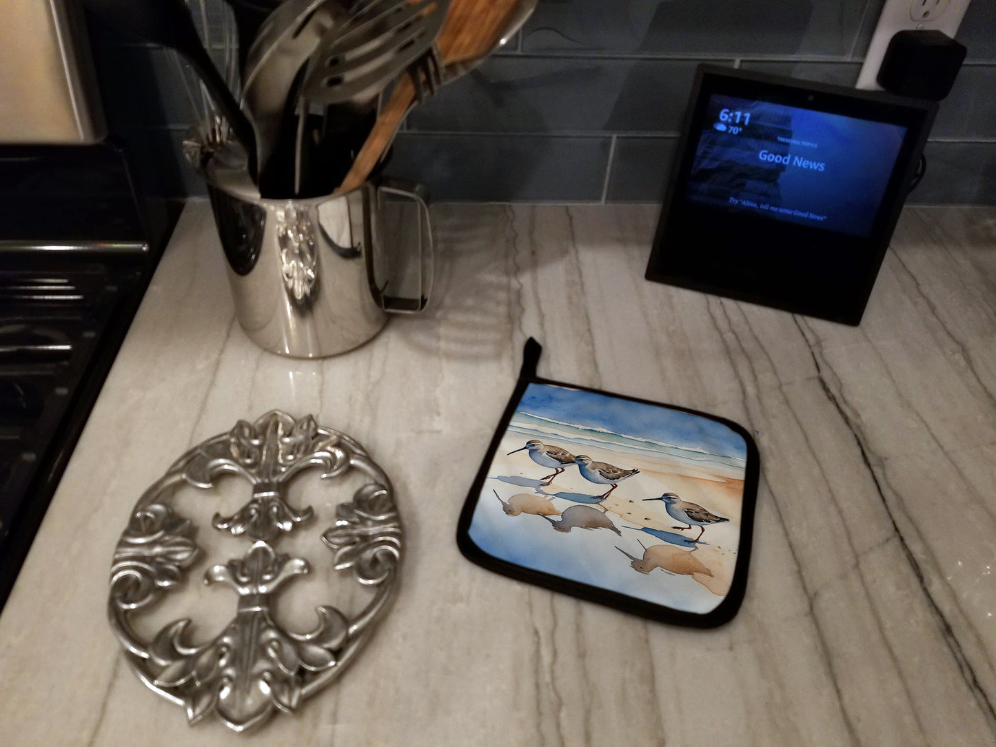 Sandpipers Pair of Pot Holders
