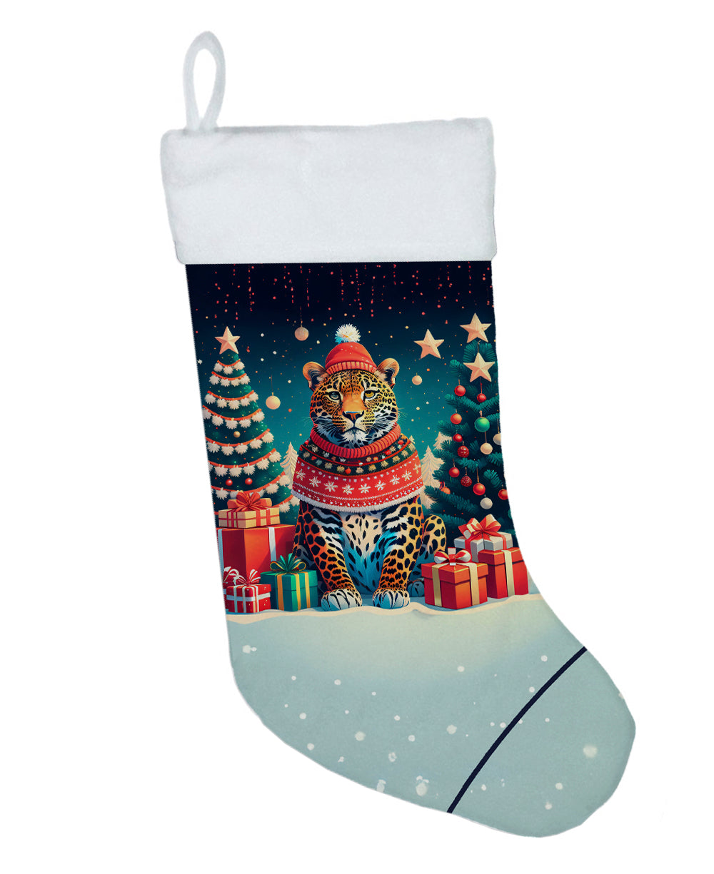 Leopard Christmas Christmas Stocking