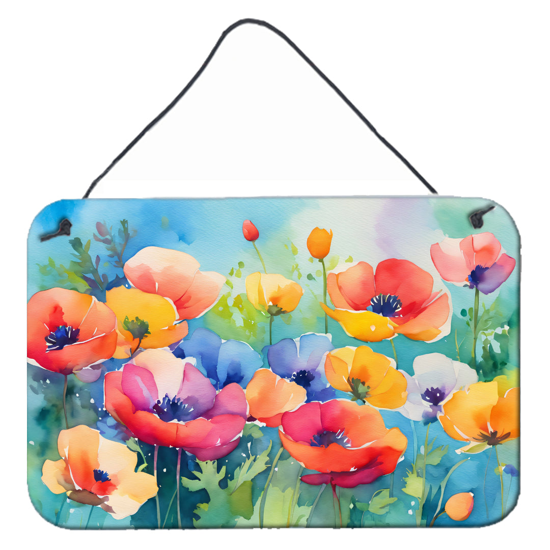 Buy this Anemones in Watercolor Wall or Door Hanging Prints