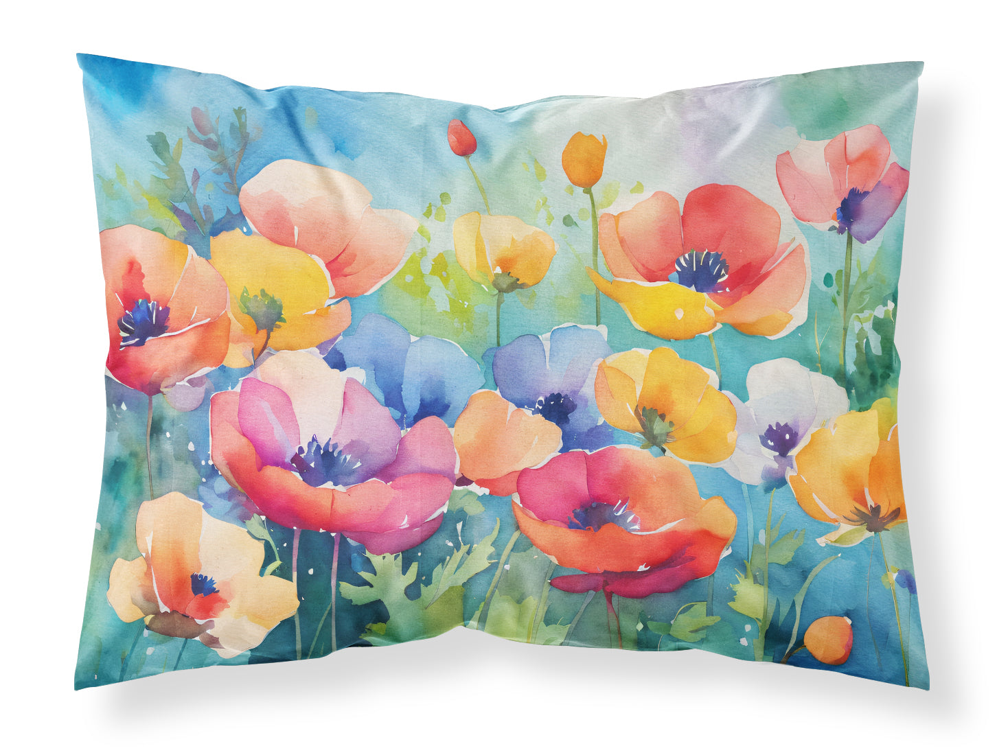 Buy this Anemones in Watercolor Standard Pillowcase