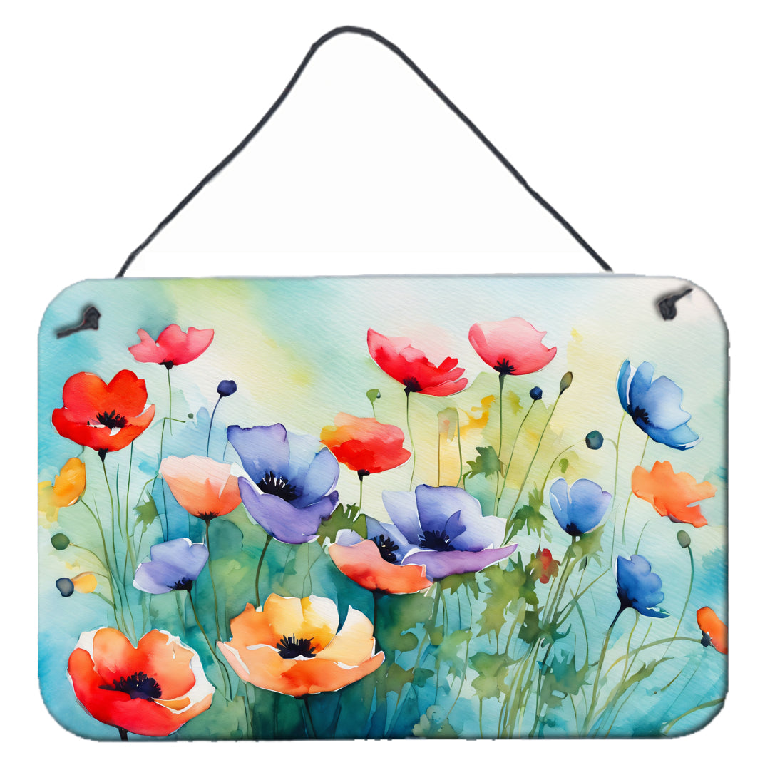 Buy this Anemones in Watercolor Wall or Door Hanging Prints